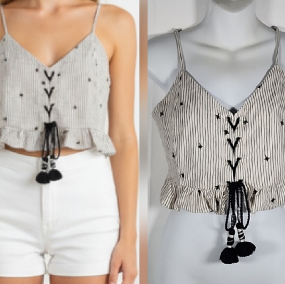 💜AMERICAN Eagle Outfitters Crop Top Sz M
